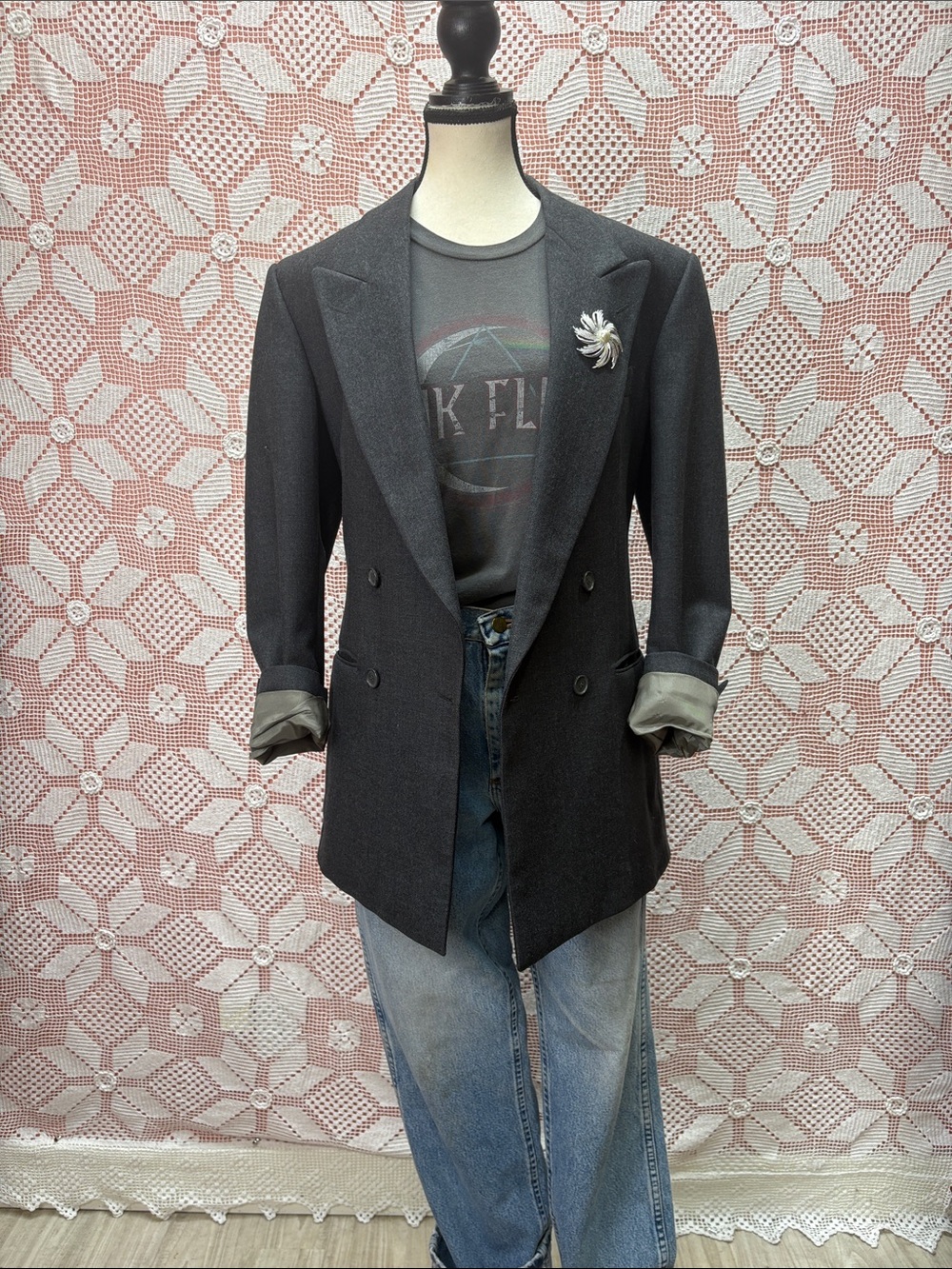 Moores Pure Virgin Wool Double-Breasted Blazer